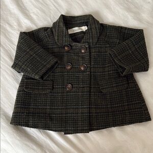 NICOLi Kids Plaid Coat